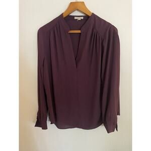 Dleione Blouse Plum Size Large